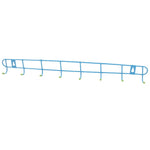 uxcell Bathroom Kitchen Metal 8 Hooks Hat Coat Towel Wall Hanger Rack Holder