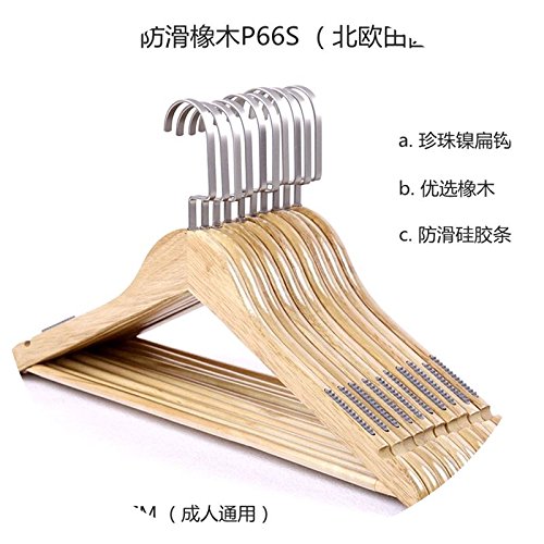 U-emember Clothing and Wardrobe Racks Coat Hangers Coat Quality to Stand in Support of The First Instance-Yi Wooden Frame to Wood Wood, 10, Anti-Slip Ap66-B Ladies