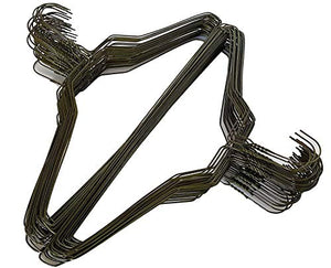 100 Standard Gold Wire Hangers 18", 14.5 Gauge Shirt Hangers