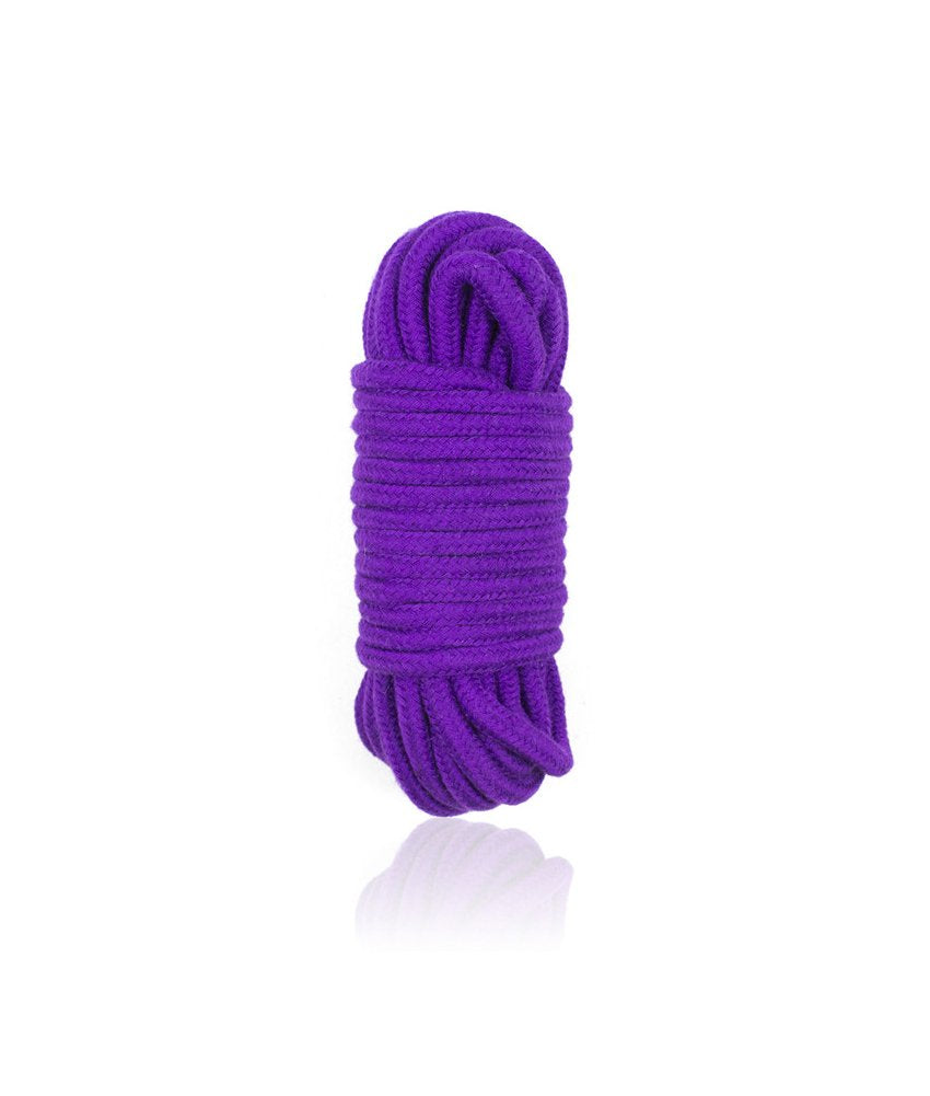 Sexy Toys 10m 32 Feet Long Rope Natural Soft Cotton Ropes Durable Strap SM Rope Climbing Camping Utility Rope Role (Purple)