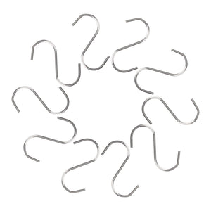 10-Pack S Shaped Hooks Stainless Steel Hanging Hooks