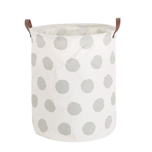 Storage Box ,IEason Clearance Sale! Waterproof Canvas Sheets Laundry Clothes Toy Basket Folding Storage Box (I)