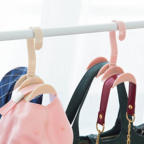 Art Lalic Closet Accessory Organizer for Ties, Tie Rack Belt Hanger Scarf Holder Hook for Closet Organizers, Handbags