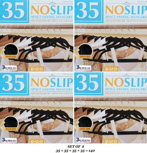 Home & Loft Space Saving Soft Velvet Non-Slip Suit Clothes Hangers (140 Pack)