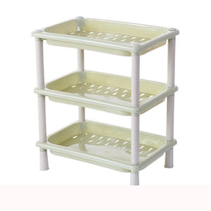 Storage Box ,IEason Clearance Sale! 3 Tier Plastic Corner Organizer Bathroom Caddy Shelf Kitchen Storage Rack Holder (Green)