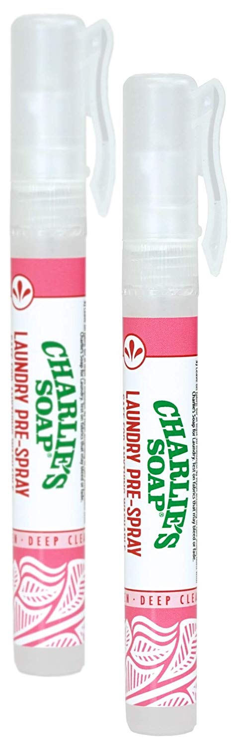 Charlie's Soap - Laundry Pre-Spray - Biodegradable Laundry Stain Treater (2 Pack)