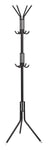 STORAGE MANIAC Metal Entryway Coat Rack 12 Hook Coat Tree Hat Hanger Holder 11 Hooks Jacket Umbrella Tree Stand Base Metal, NO Tools Required