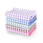 uxcell Cotton Terry Kitchen Towels Dish Cloth, Cleaning Drying Hotel Wash Cloth, 15 x 10.5 inches, pack of 6, Assorted Color