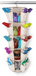 ChezMax Multi-functional 360 Degree Carousel Organizer 5-tier Spinning Closet Organizer Storage Bag