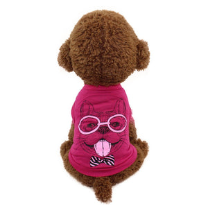Big Promotion! Puppy Clothes WEUIE Cute Pet Dog Cat T-shirt Clothing Small Puppy Costume (S, Red)