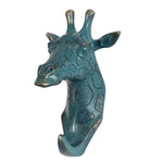 MagiDeal Decorative Giraffe Head Wall Mount Hanger Resin Coat Hat Hook Rustic 5 Colors - Bronze, 9913cm