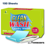 Tonelife 100 Sheets Scented Nano Technology Super Condensed Laundry Detergent Sheets 4-in-1 Laundry Pacs: Detergent, Stain Remover,Brightener.100 load Laundry Revolution