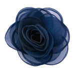 Merdia Women's Lovely Silk Flower Hair Clip Rose Brooches [Jewelry]