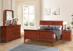 Harper&Bright DesignsÂ Bedroom Set, Queen Size Bed, Dresser, Mirror, Nightstand, Walnut Finish