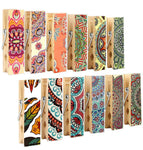 12pcs Refrigerator Magnet Clips by Cosylove-Decorative Magnetic Clips Made of Wood with Beautiful Patterns–Super Fridge Magnets for House Office Use - Display Photos,Memos, Lists, Calendars