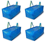 House Goody's Zippered Extra Large super strong Reusable Grocery,Shopping, Moving,Garment Laundry Storage Bags, Compatible with IKEA Frakta Hand Cart. Max. load: 55LB. 20 Gallon. 1-Pack