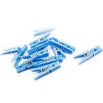 Adorox Pink (96 Pieces) Small Clothes Pins Baby Shower Clothespin Favors Pink Girl Blue Boy Party Game