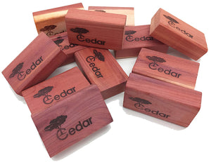 Closet Essentials Red Cedar Clothes Protector and Moth Repellent Storage Accessories 1-Pack (14 Blocks)