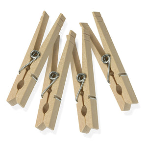Classic Wood Clothespins – 24 Pack