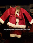 #SANTA2 Large Burgundy Hanging Santa Suit 🎅