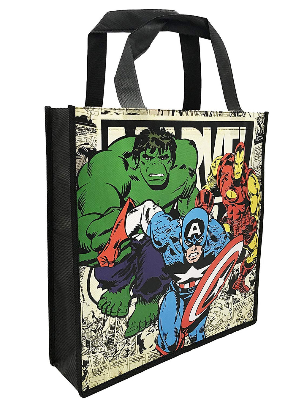 Marvel: Avengers Comic Book Classic, Captain America, Hulk, Iron Man Tote Bag