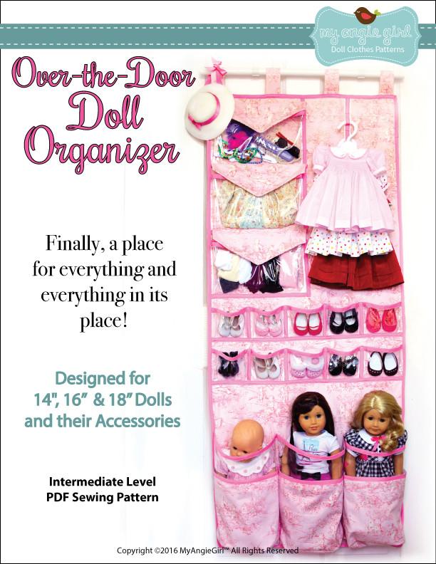 Over-the-Door Doll Organizer 18" Doll Accessories