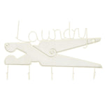 #COP3631 Metal Wall Mounted Clothes Pin Coat Rack